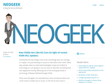 Tablet Screenshot of neogeek.net